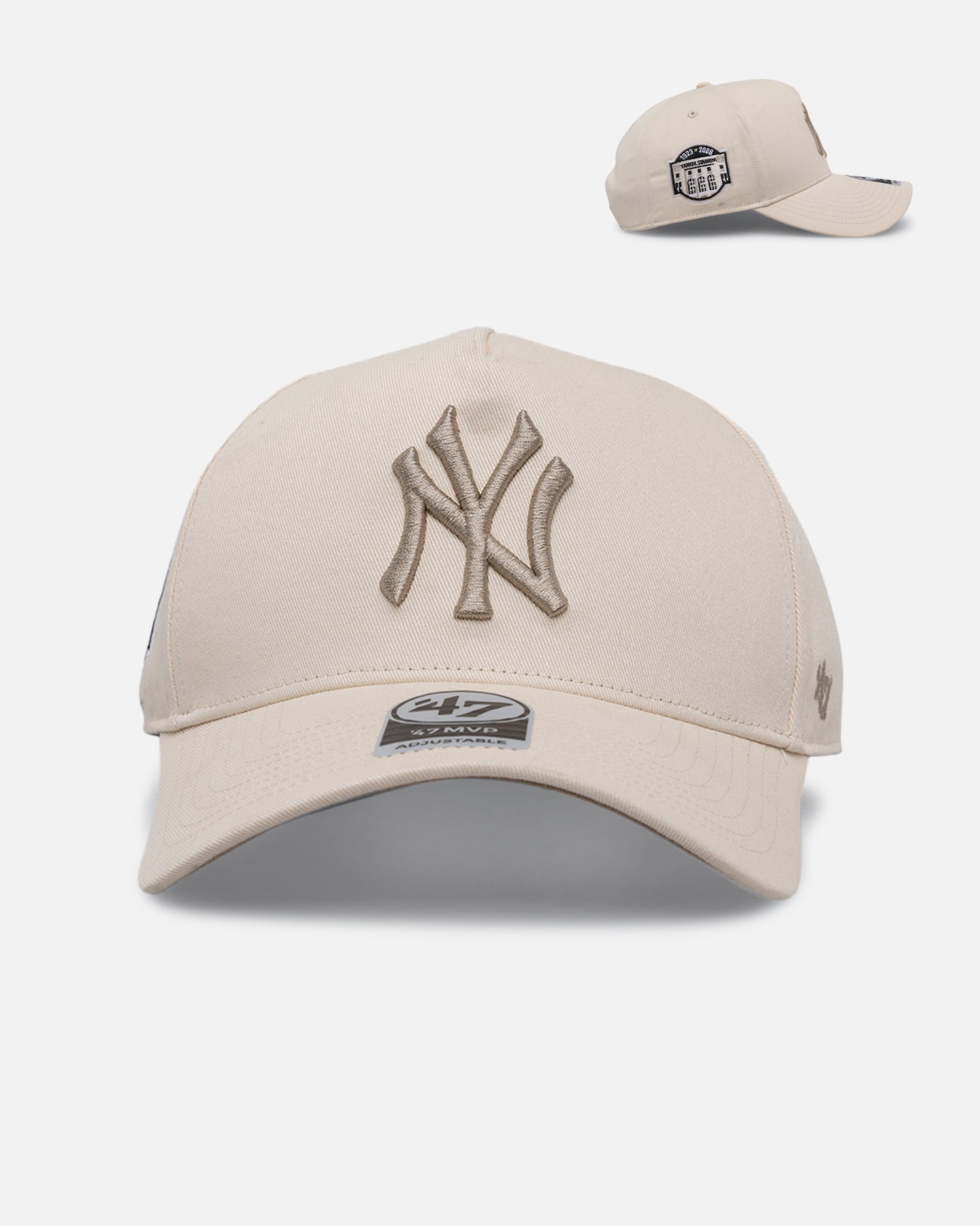 New York Yankees 'Caramel Swirl' MVP Snapback Hat - 47 Brand Adjustable Baseball Cap for Men & Women - Perfect for Baseball Games, Streetwear Fashion & Sports Fans