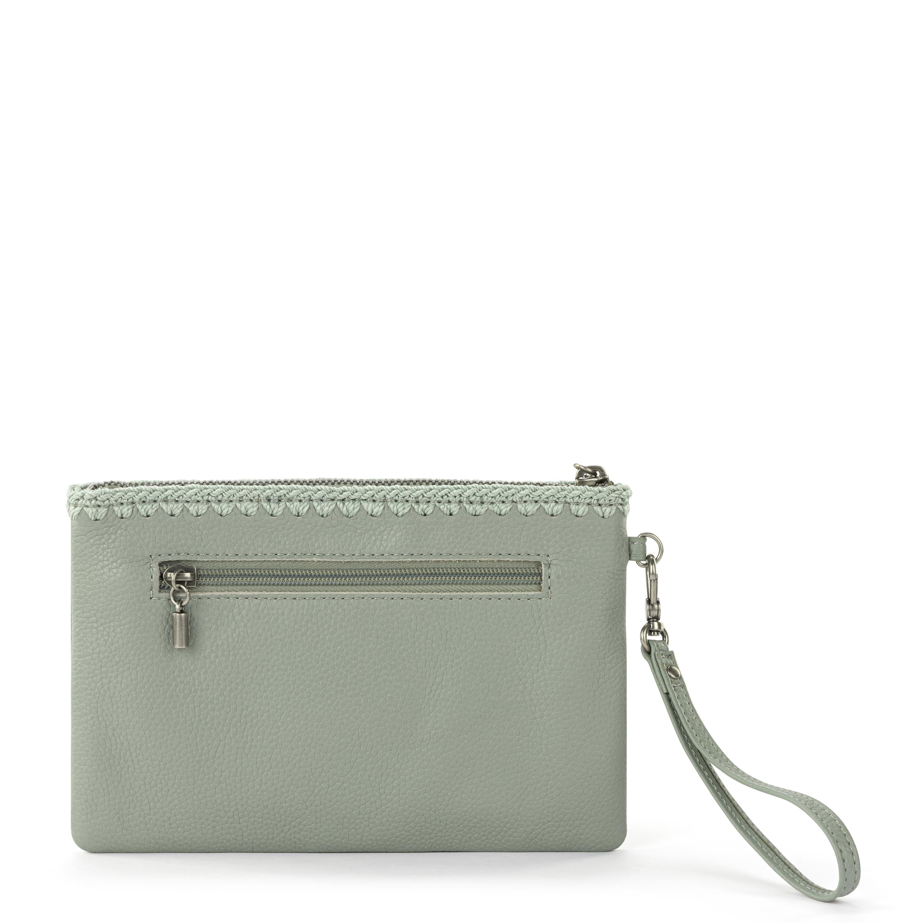 Vita Leather Wristlet in Meadow Green - Stylish & Compact Wallet for Women - Perfect for Everyday Use, Travel, and Night Out