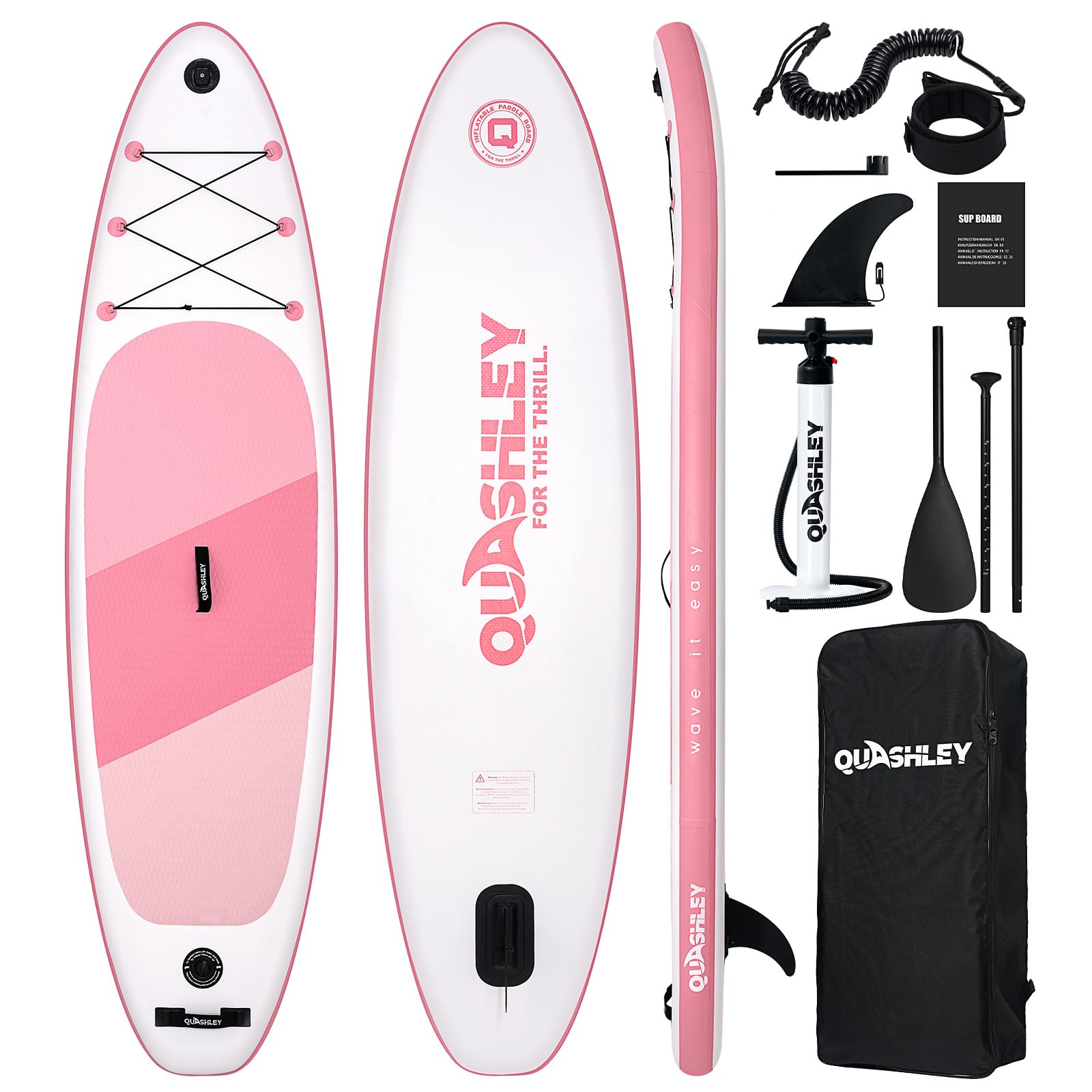 Inflatable Stand Up Paddle Board for Adults - Premium SUP Board with Paddle, Pump & Leash - Non-Slip Comfort Deck for Lakes, Rivers & Ocean Paddling