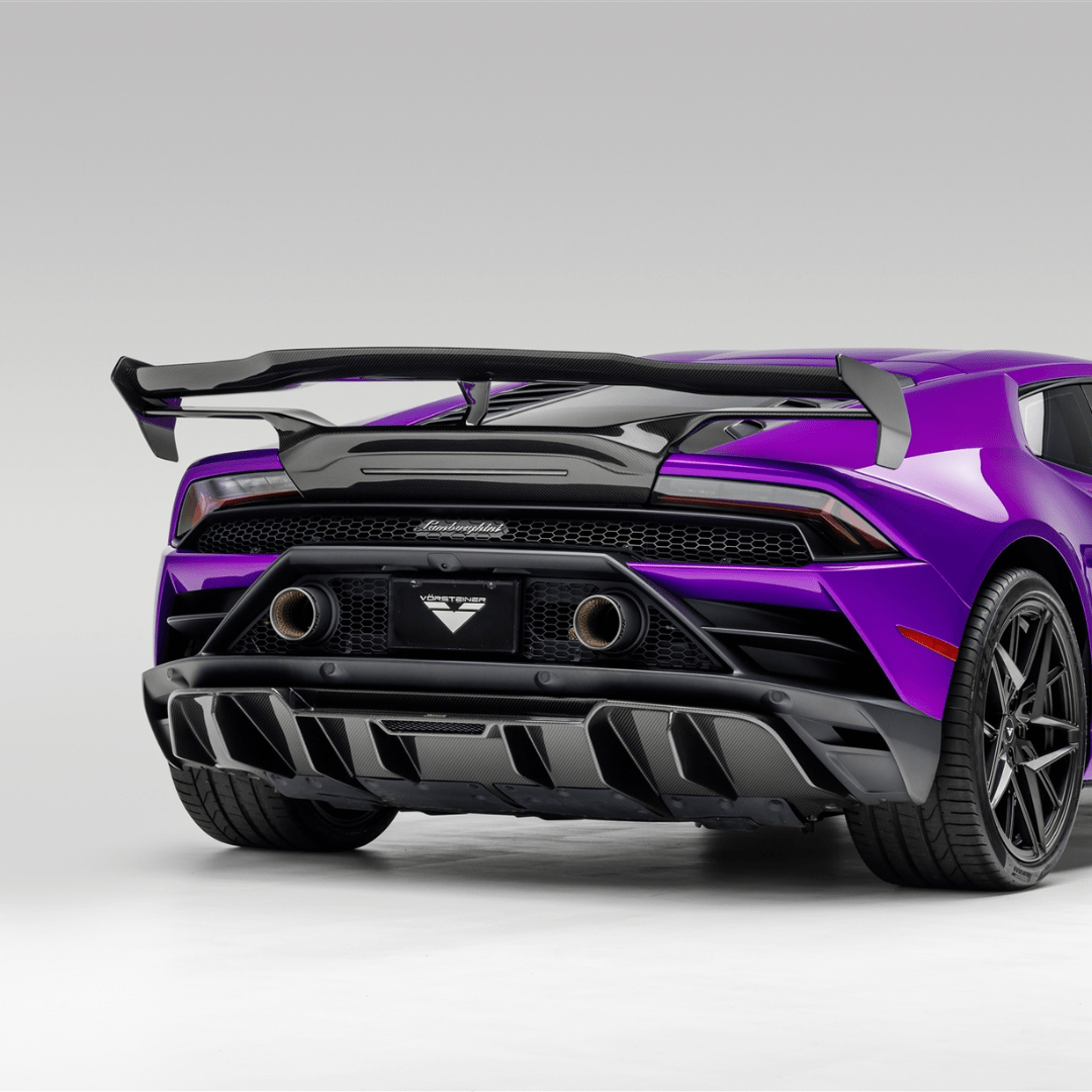 Lamborghini Huracan EVO Monza Edition Carbon Fiber Rear Wing with Integrated Decklid - High-Performance Spoiler for Track Racing & Car Shows