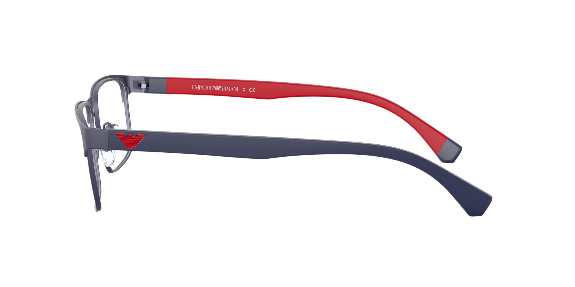 Emporio Armani EA1105 Men's Rectangular Polarized Sunglasses - UV Protection, Classic Style for Driving, Travel & Outdoor Activities
