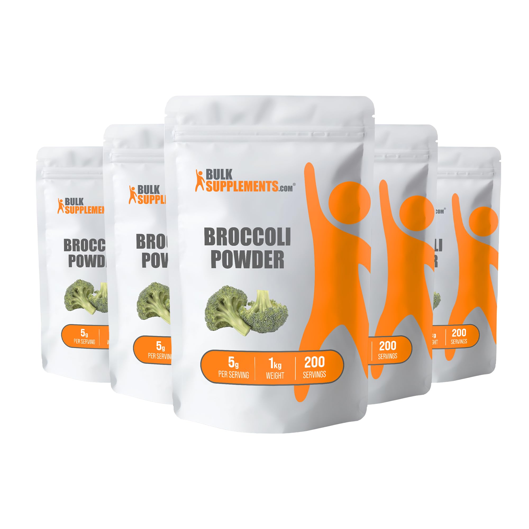 Organic Broccoli Powder - 100% Pure Broccoli Florets Supplement, Vegan, Gluten-Free, Non-GMO - 5g per Serving, 5kg (11 lbs) Bulk Pack - Perfect for Smoothies, Baking & Healthy Recipes