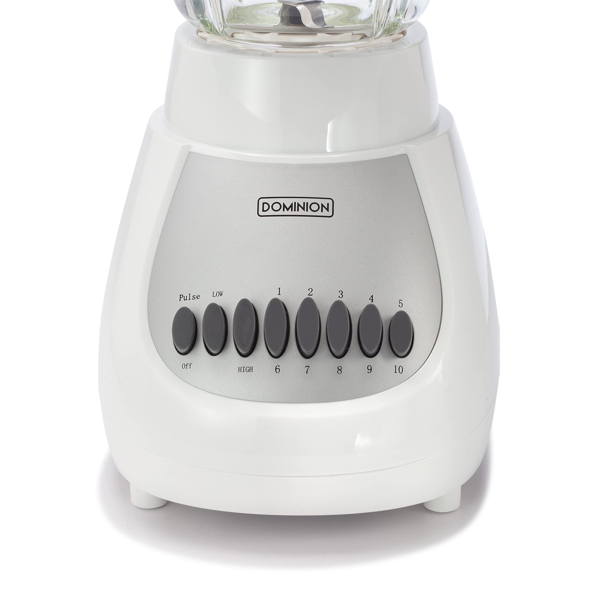 Dominion D4001WP 48 Oz White Countertop Blender - Powerful 700W Motor for Smoothies, Shakes & Food Prep - Perfect for Kitchen, Home & Restaurant Use