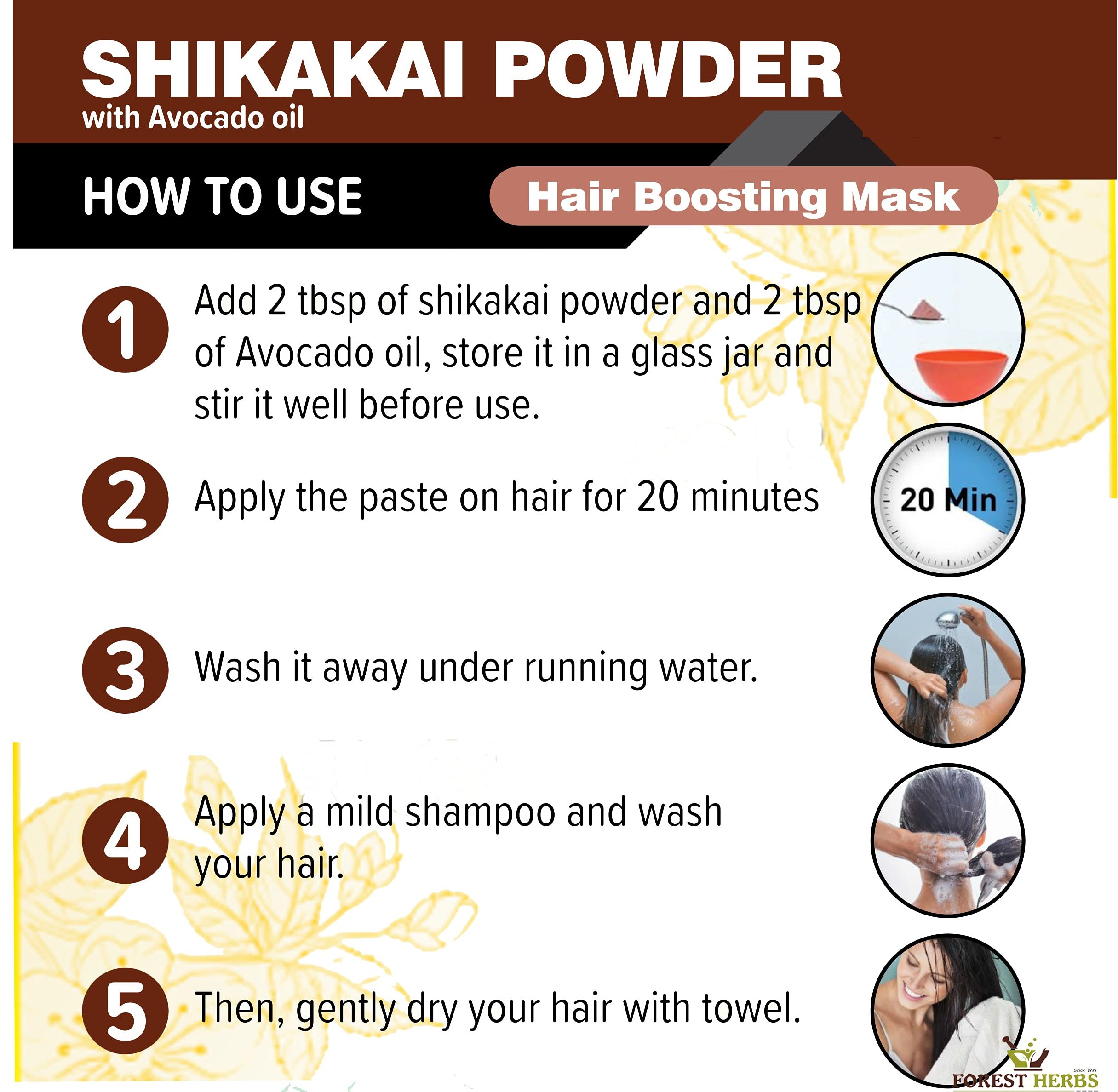100% Pure Shikakai Powder (Acacia Concinna) | Natural Hair Conditioner for Shine & Growth | 200g Organic Hair Care Treatment | Vegan, Chemical-Free | Perfect for DIY Hair Masks & Scalp Care