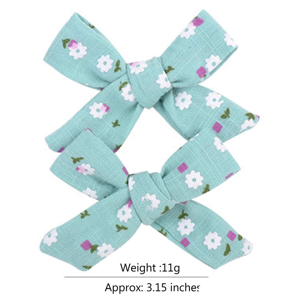12PCS Hair Bow Clips for Toddlers & Baby Girls - 3.1 Inch Non-Slip Alligator Hair Barrettes for Fine Hair - Cute Floral Hair Accessories for Kids, School Girls & Daily Use - Perfect for Parties, Photos & Everyday Styling