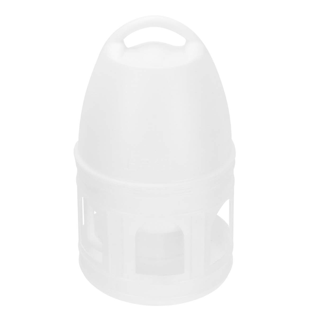 1pc Automatic Pet Quail Waterer - Clear Hanging Water Bottle for Chicken Coop, Bird Feeder & Bee Suit | Pigeon Racing Feeder (White) | Perfect for Small Pets, Poultry & Beekeeping