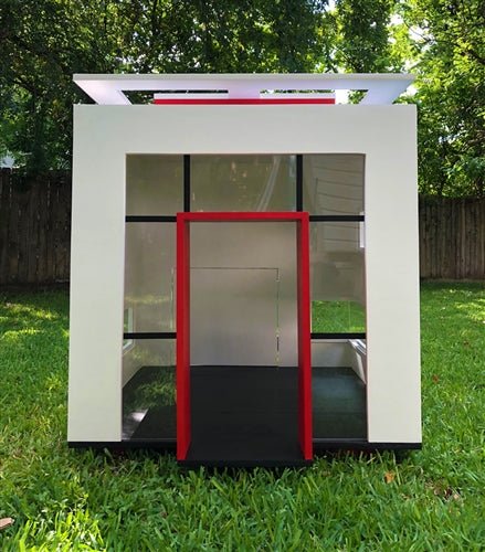 Cubix Dog House - Waterproof & Insulated Outdoor Dog Kennel for Small to Large Dogs - Perfect for Backyard, Patio, or Camping Use