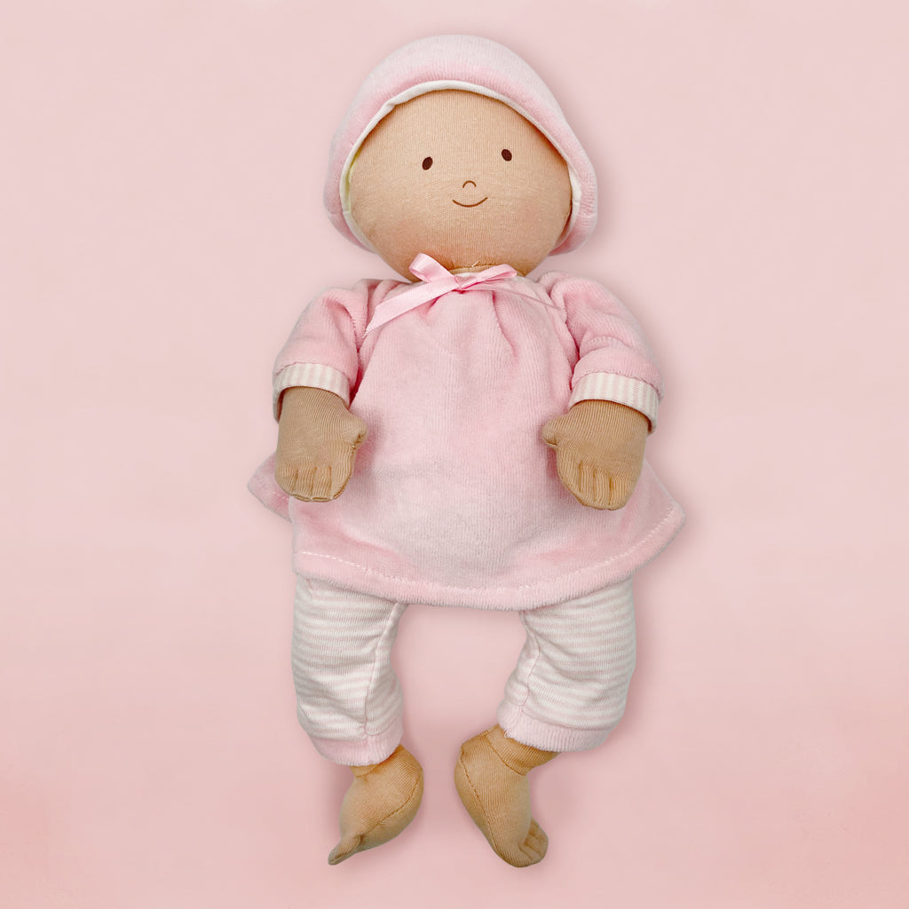 Adorable Handmade Baby Girl Rag Doll - Soft & Safe for Newborns & Toddlers - Perfect for Nursery Decor, Playtime & Gift Giving