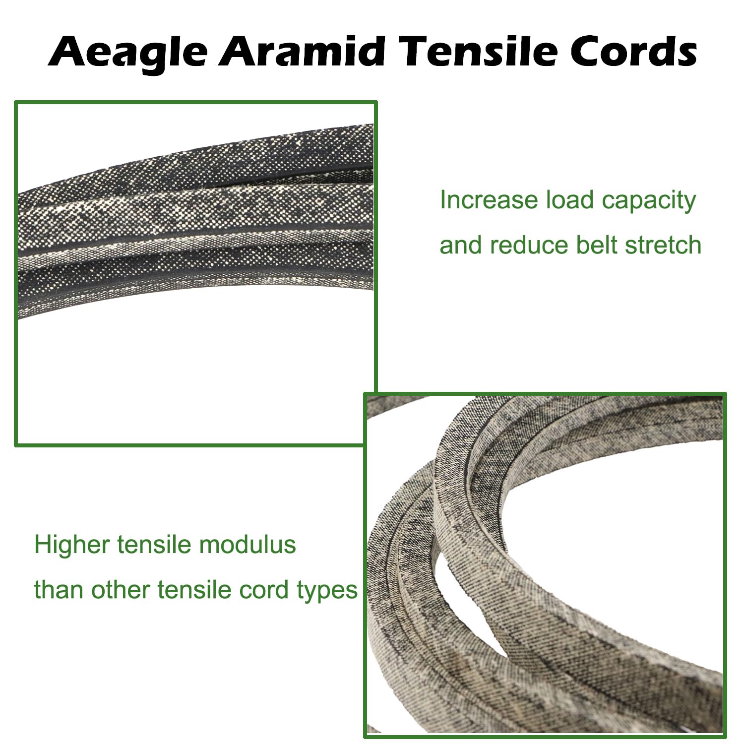 Aramid Cord Deck V Belt 5/8