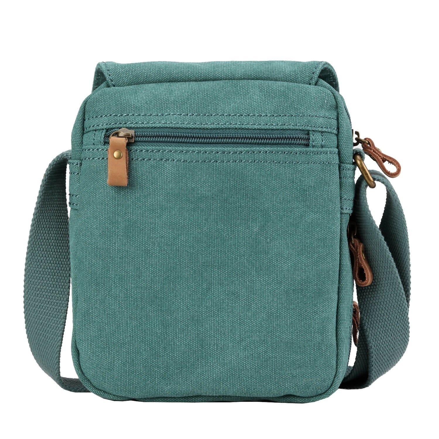 TRP0239 Troop London Classic Canvas Crossbody Bag - Stylish & Durable for Travel, Work & Everyday Use
