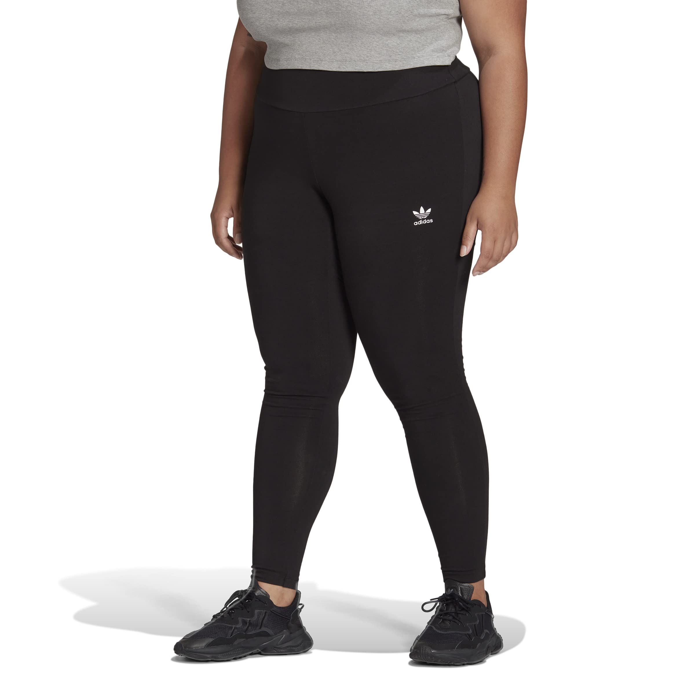 Adidas Originals Women's Adicolor Essentials Leggings - High Waisted Yoga Pants for Running, Workout & Gym - Comfortable Athletic Tights for Women