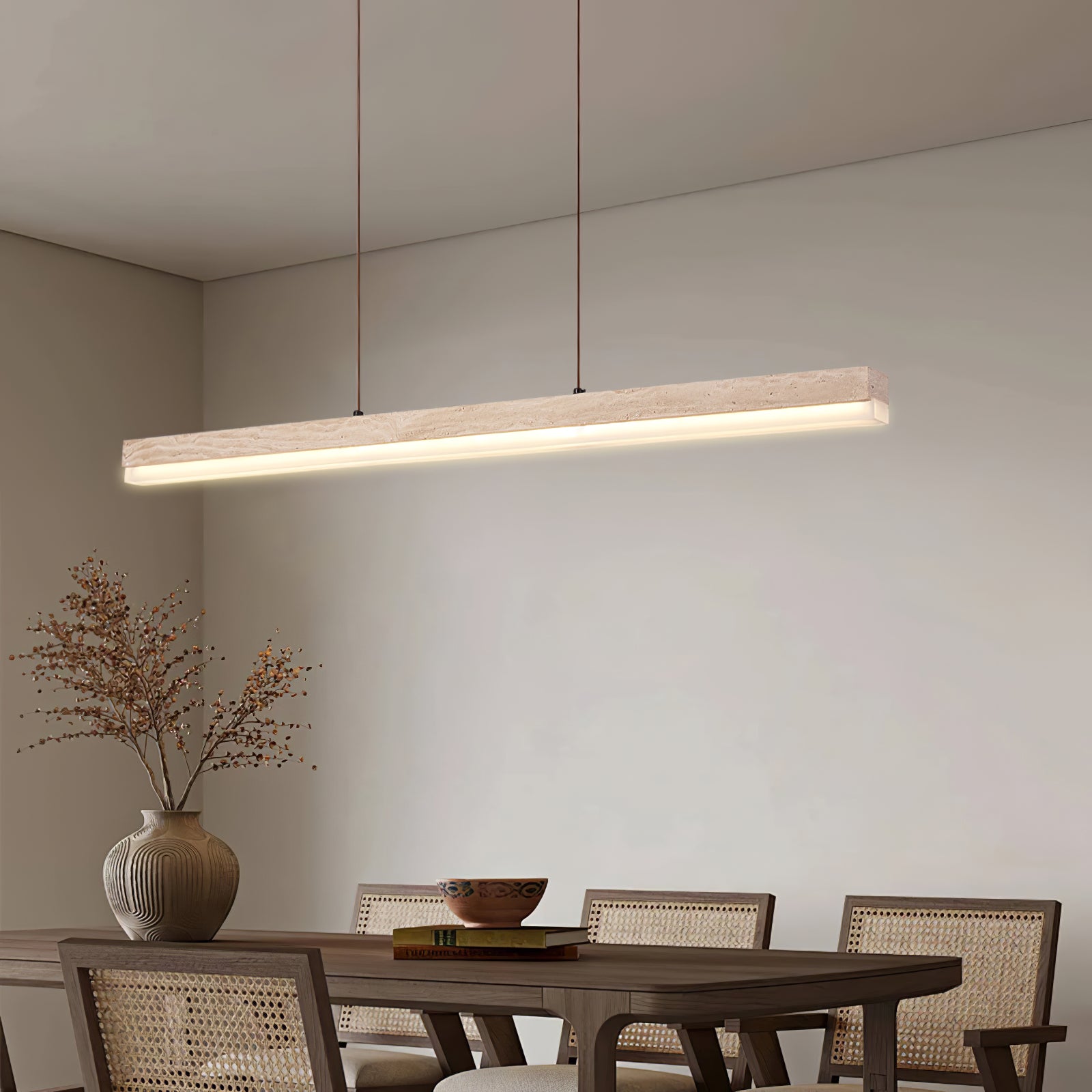 Modern Ecliptic Beam Pendant Light - Adjustable LED Hanging Lamp for Kitchen Island, Dining Room & Bedroom Lighting - Dimmable Contemporary Ceiling Fixture