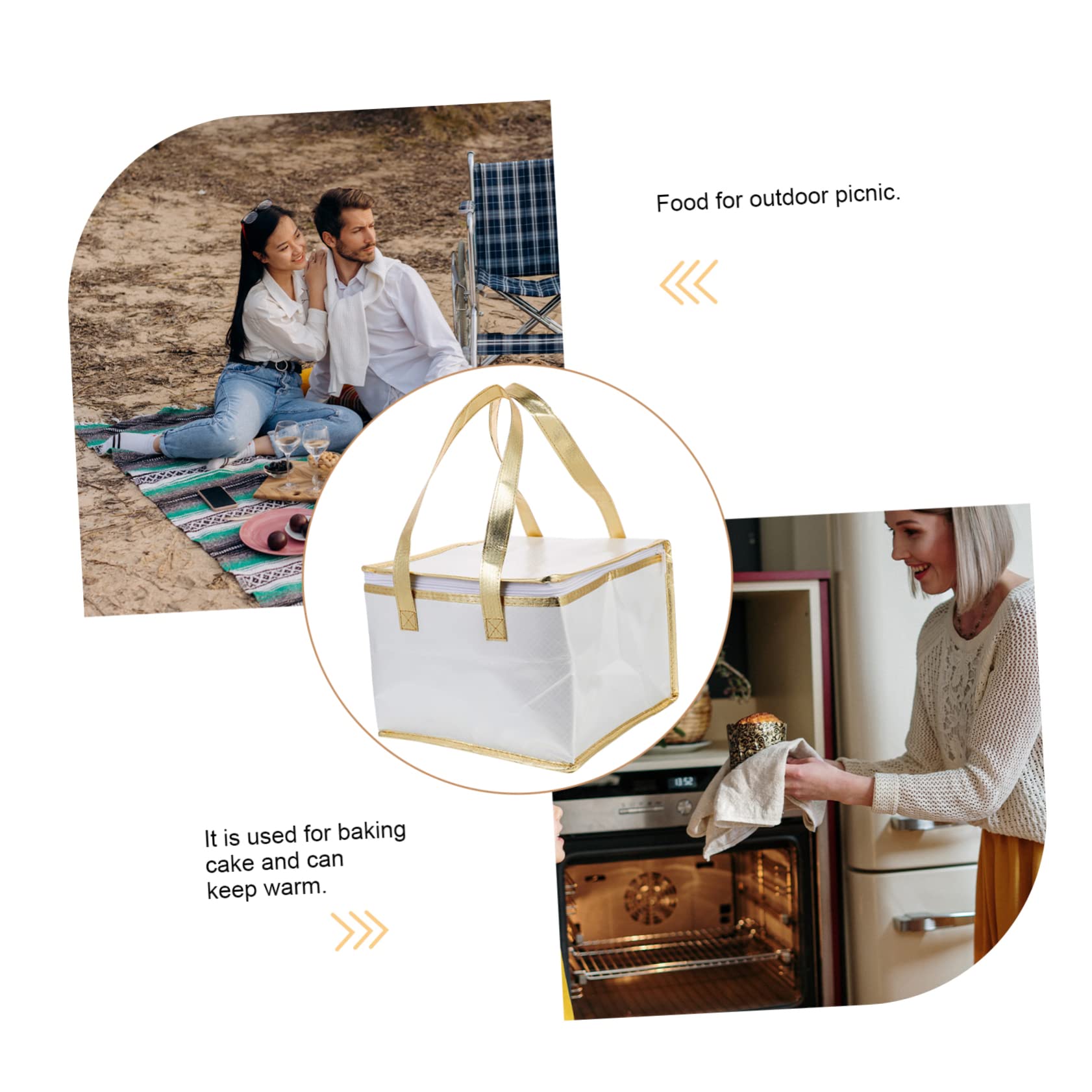 Premium Insulated Food Storage Bag for Seafood & Snacks - Leakproof, Portable Cooler Lunch Bag - Perfect for Picnics, Beach Trips & Outdoor Adventures