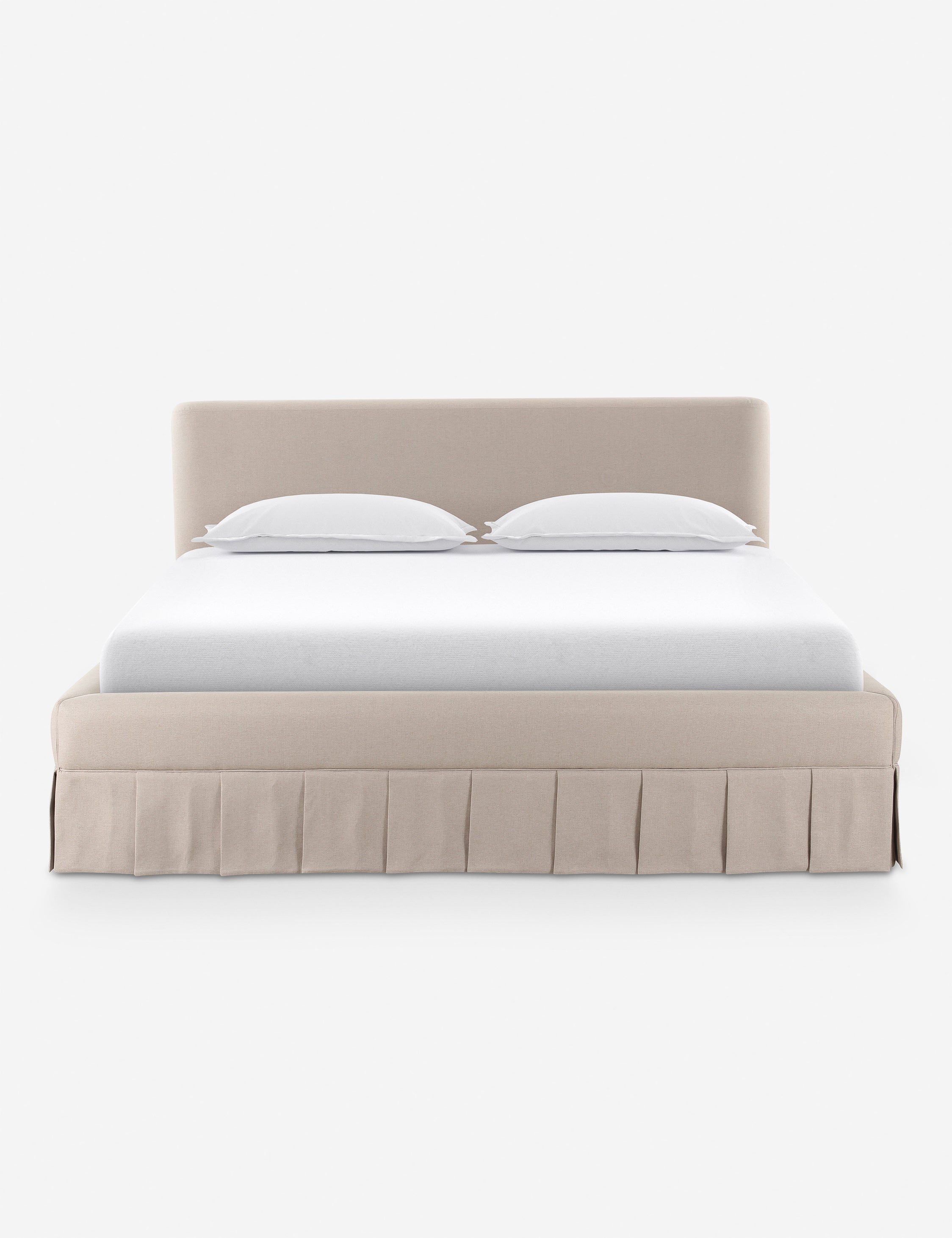 Belden Platform Bed Frame - Queen Size, Modern Minimalist Wooden Bed with Sturdy Slat Support - Perfect for Bedroom, Guest Room, and Small Space Living