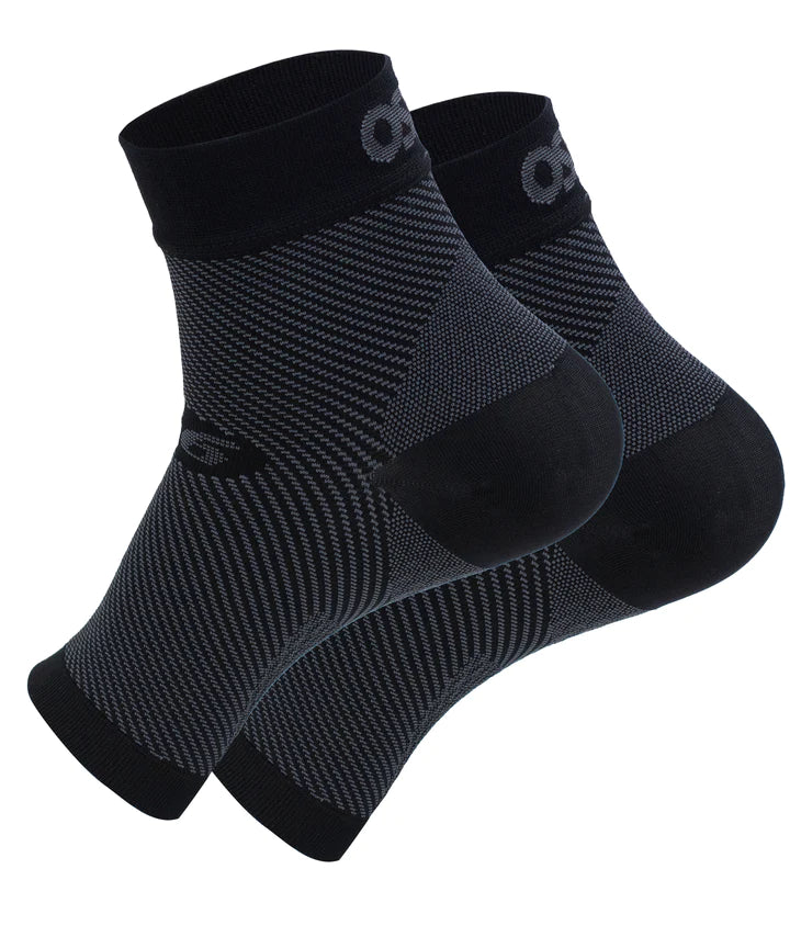 FS6 Performance Foot Sleeve (Pair) - Compression Support for Running, Basketball & Recovery - Breathable Arch & Ankle Support for Athletes & Active Lifestyles