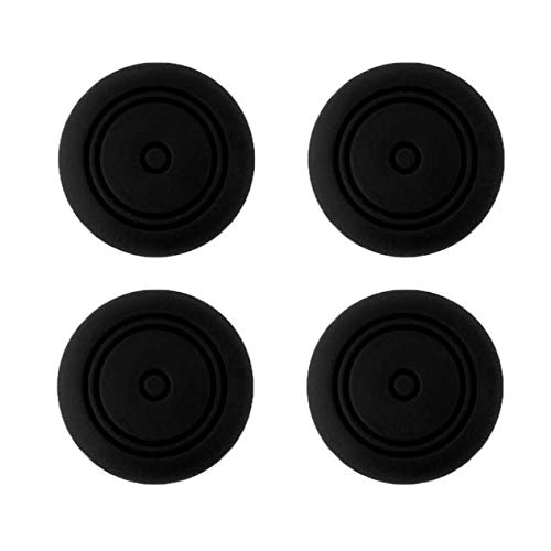 4 PCS Silicone Analog Joystick Thumb Stick Grip Cap Cover for Nintendo Switch NS Joy-Con (Black) - Improve Gaming Comfort & Control for Switch Lite, OLED & Original Models - Perfect for Long Gaming Sessions, Travel & Competitive Play