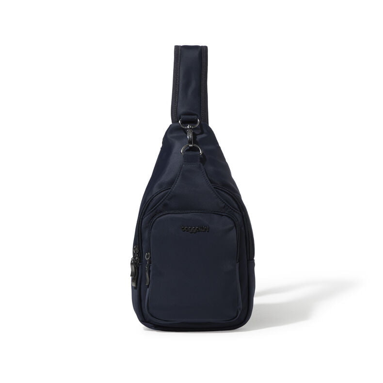 Baggallini Manhattan Central Park Crossbody Sling Bag for Women - Lightweight, Water-Resistant, Hands-Free Travel & Everyday Use