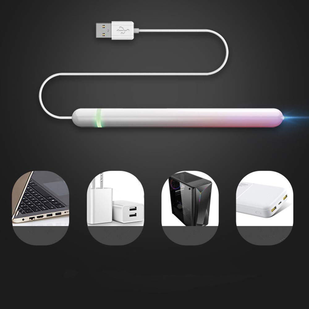 NUHUi UV LED Heating Rod - Portable Hand Warmer for Winter, Auto Temperature Control 42-52°C, 8.3 Inch Large Size with Built-in Lamp | Perfect for Outdoor Activities, Camping, and Cold Weather Use