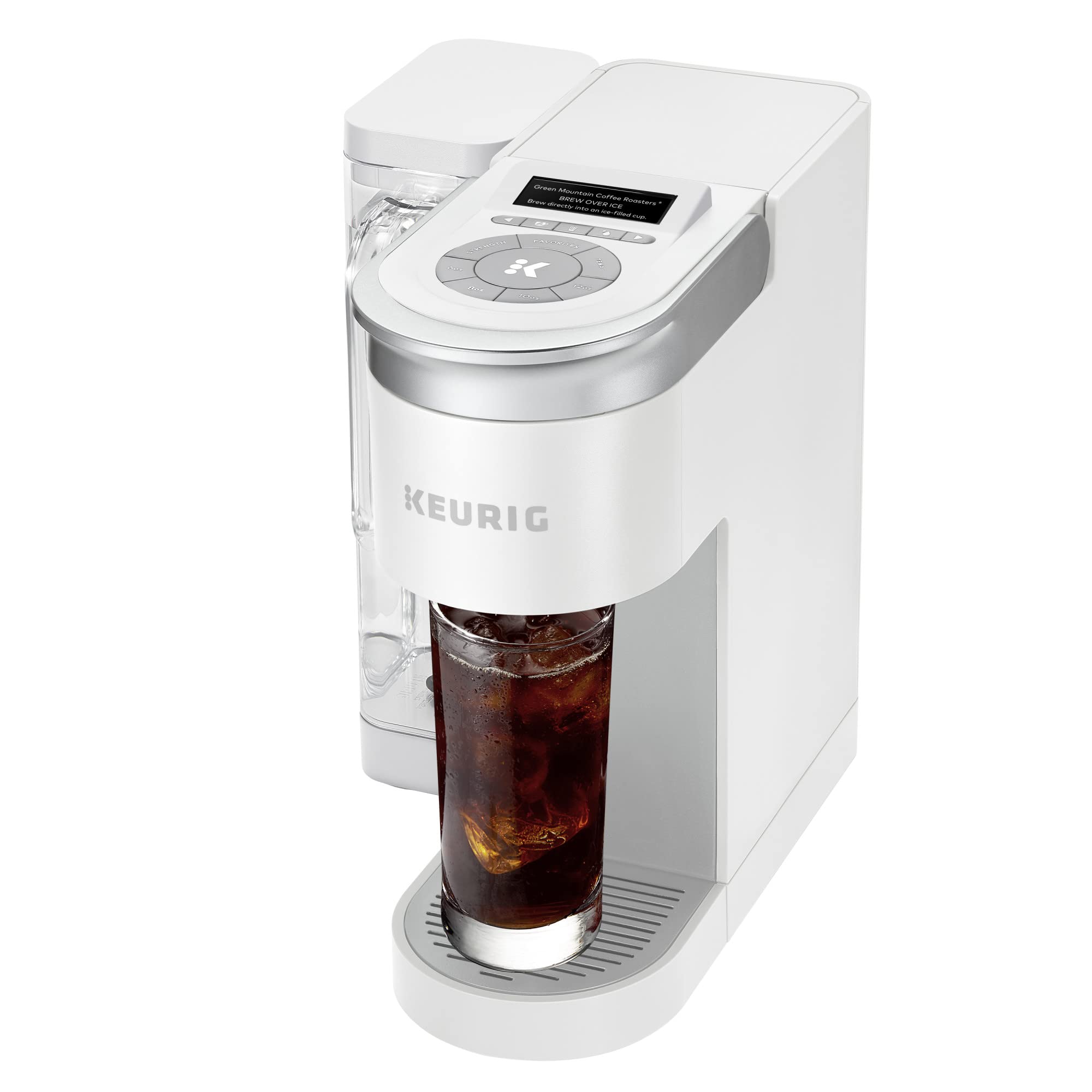 Keurig K-Supreme SMART WiFi Single Serve Coffee Maker - 4 Brew Sizes, 66oz Removable Water Reservoir, Alexa Compatible, White - Perfect for Home, Office & Kitchen Use