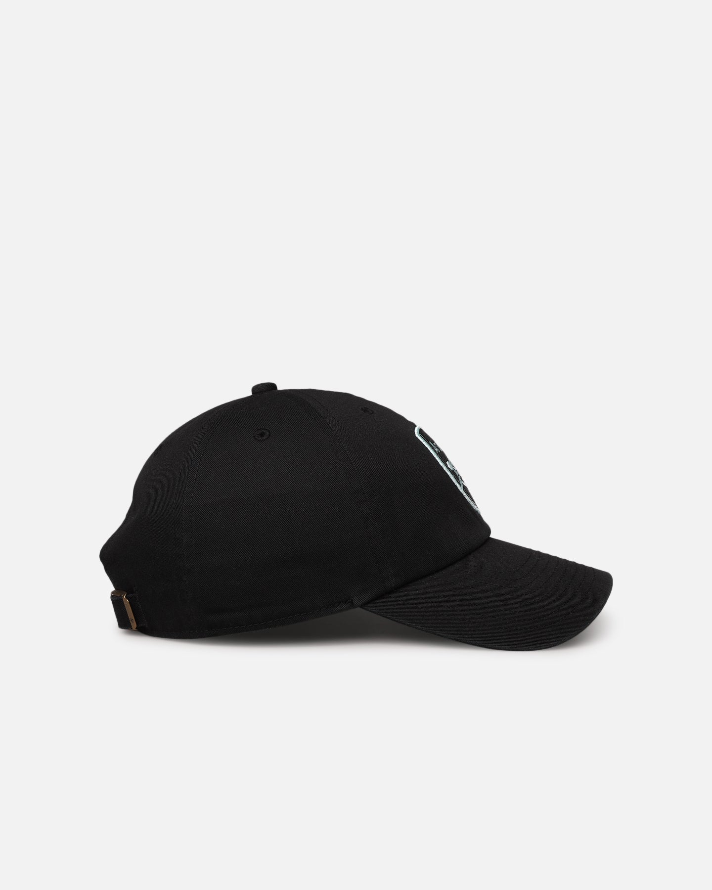 47 Brand Arsenal 47 Clean Up Strapback Cap - Black/Turquoise Adjustable Baseball Hat for Men & Women - Perfect for Sports, Casual Wear & Outdoor Activities