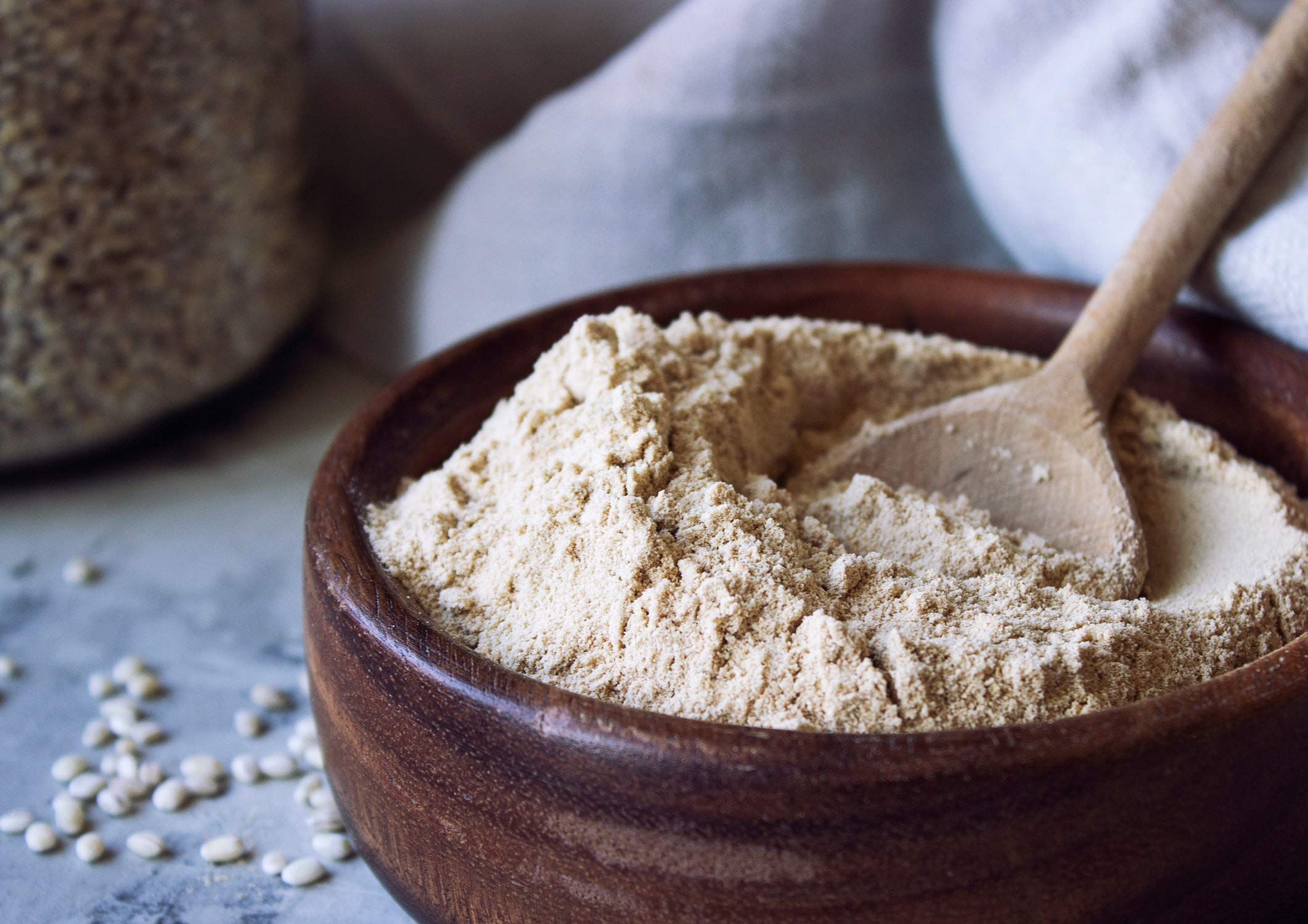 Food to Live Barley Flour 25 lbs - Organic Fine Powder, Kosher Certified, Vegan, Bulk | High Fiber Wheat Flour Alternative for Baking Bread, Muffins & Pancakes | USA Made Whole Grain for Healthy Recipes & Gluten-Free Diets