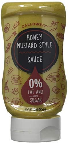 Callowfit Honey Mustard Sauce 300ml - Premium Gourmet Condiment for Sandwiches, Salads, Burgers & Dipping | Gluten-Free & Vegan Friendly