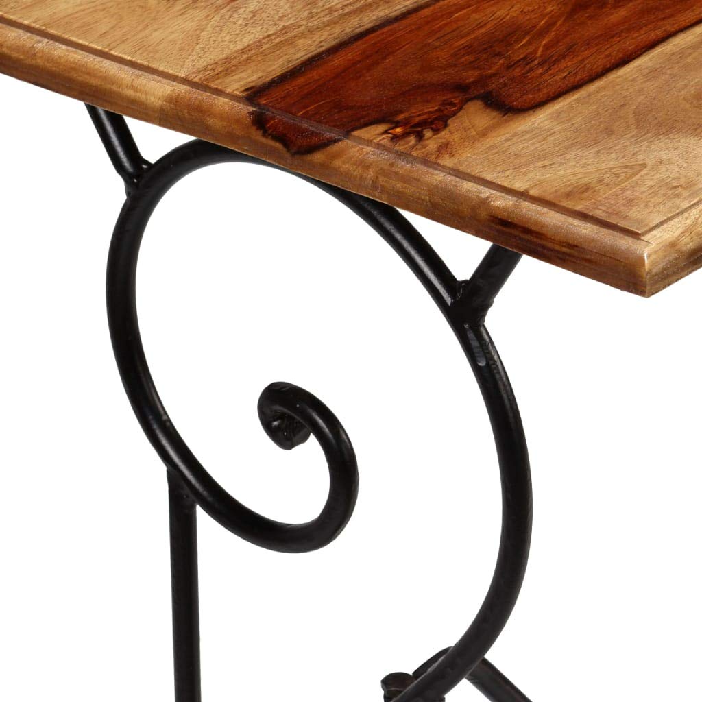Solid Sheesham Wood Console Table - 39.4