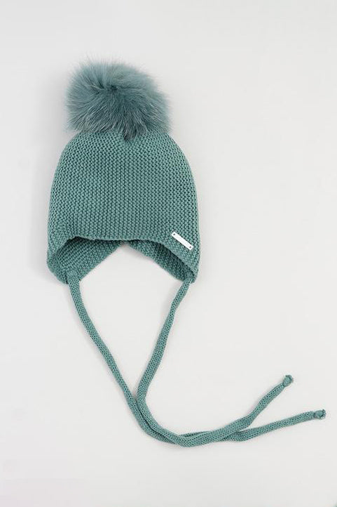 Stylish Emerald Green Faux Fur Winter Hat with Adjustable Ties - Cozy & Fashionable for Women, Perfect for Cold Weather, Outdoor Activities & Holiday Parties