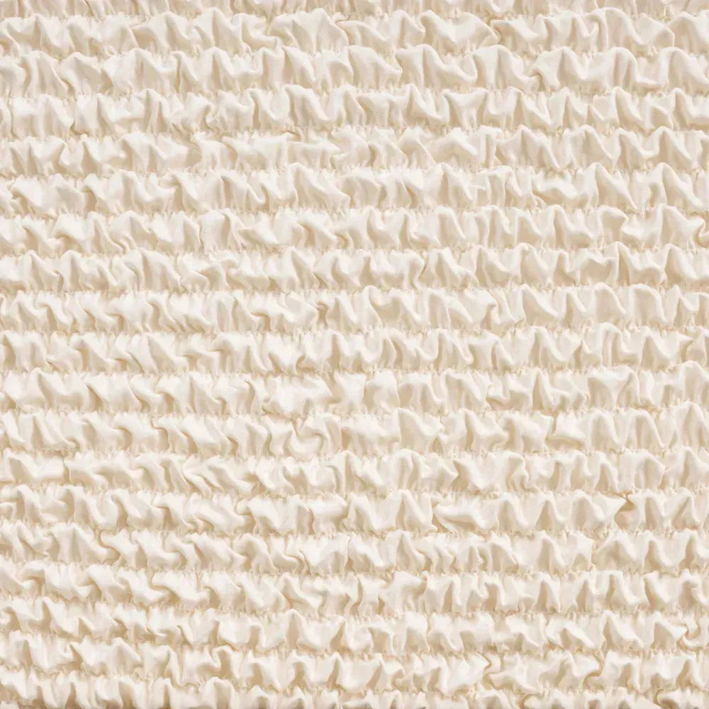 Small Ottoman Slipcover - Microfiber Collection - Perfect for Living Room, Bedroom, and Home Decor