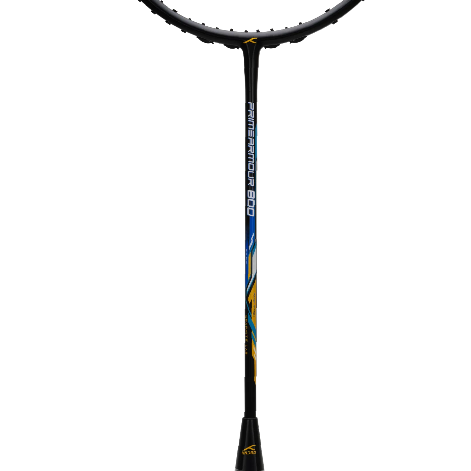 HNDRD Primearmour 800 Pre-Strung Badminton Racket - Professional Carbon Fiber Shuttlecock Racket for Indoor & Outdoor Sports, Training & Competitive Play