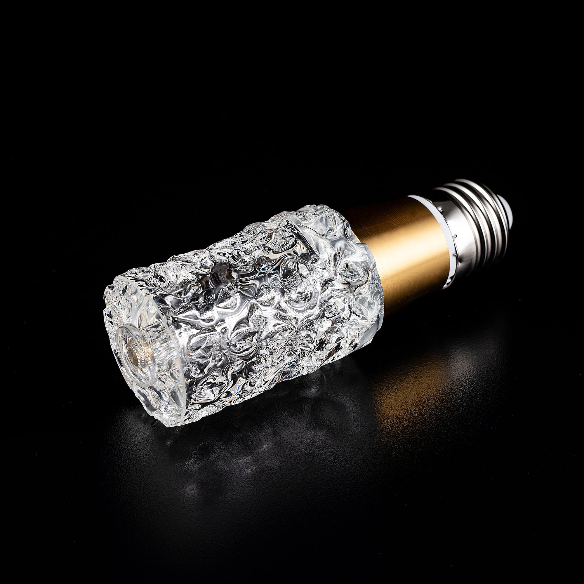 RIPPLE CYLINDER Crystal LED Light Bulb - Small Size, Energy Efficient Decorative Lighting for Home, Party & Wedding Decor