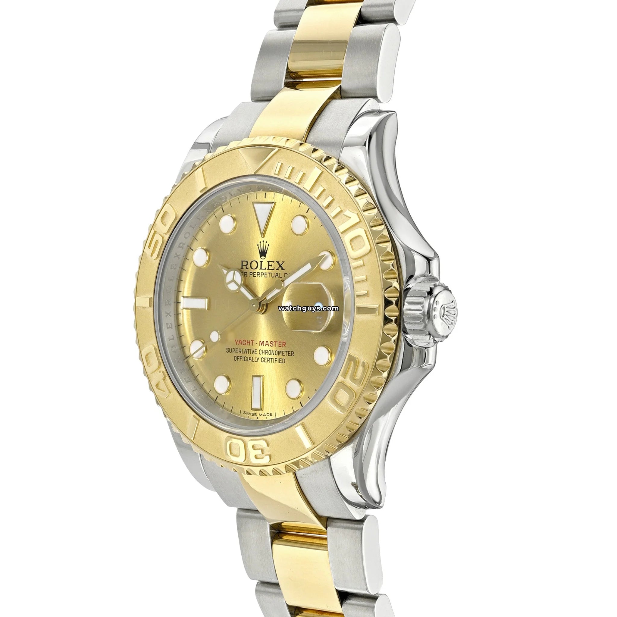 Rolex Yacht-Master 16623 Two-Tone Champagne Dial Luxury Watch - Perfect for Sailing, Yachting & Special Occasions