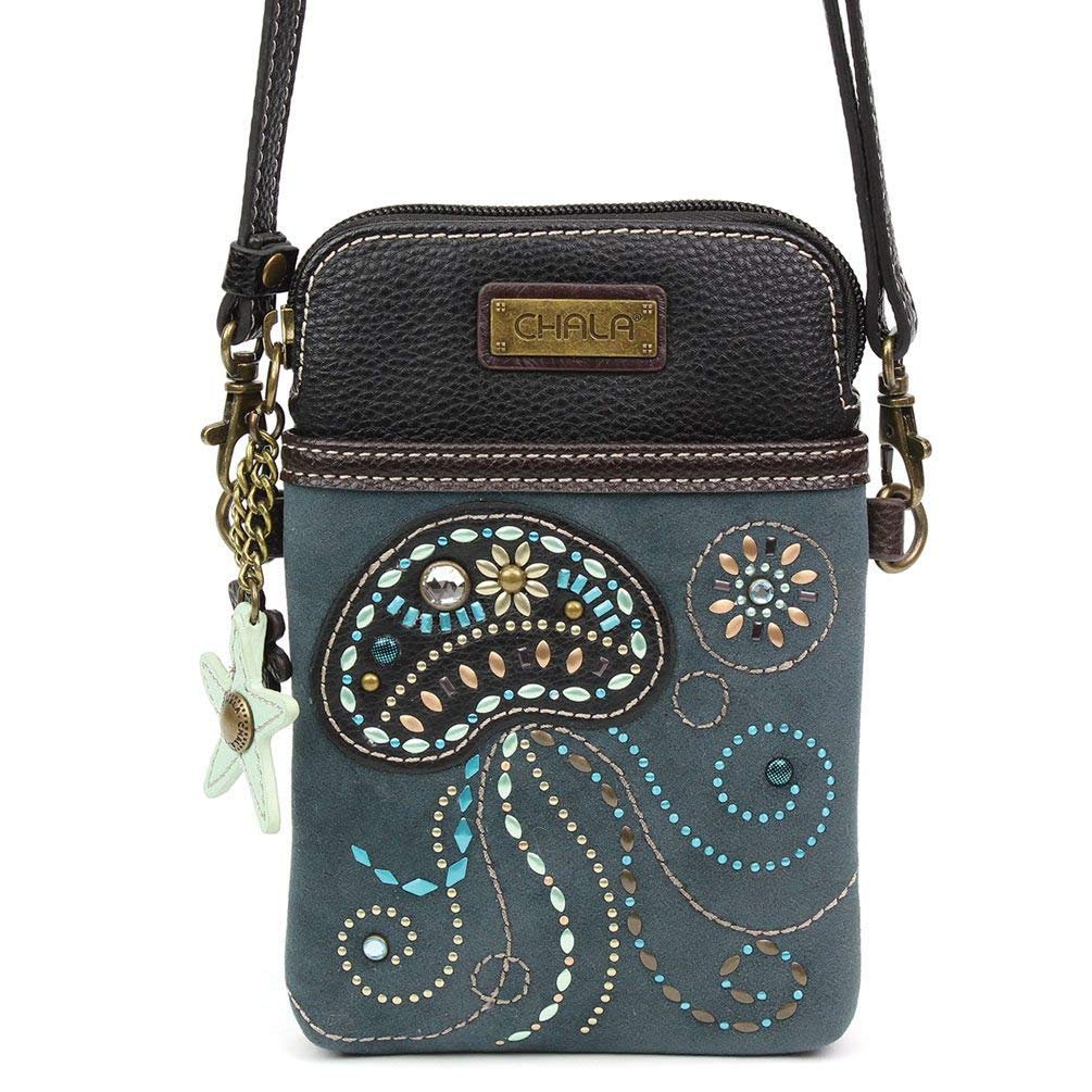 Dazzling Jellyfish Print Crossbody Phone Purse for Women - Trendy Festival Accessory & Everyday Casual Outfit Essential