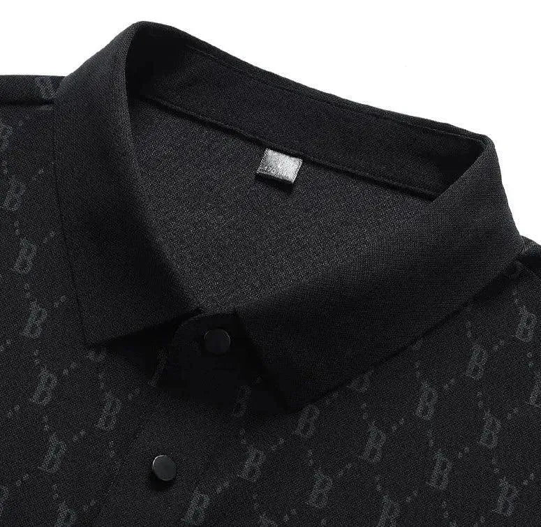 Men's Printed Polo Shirt - Short Sleeve Casual Shirt for Summer | Perfect for Golf, Office & Outdoor Activities