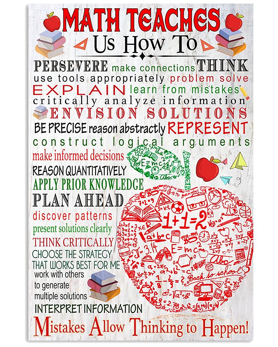 Growth Mindset Math Wall Art Poster - 'It's Okay To Not Know' Classroom Decor, Motivational Math Teacher Sign for Students (11x17in, Unframed) - Perfect for Classrooms, Homeschooling & Study Rooms