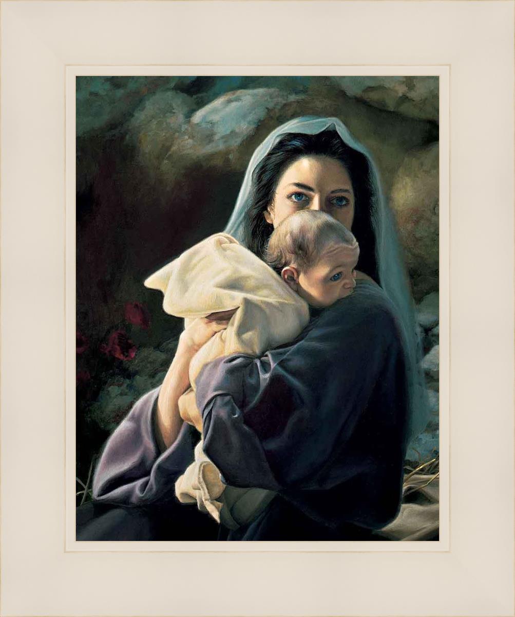Be It Unto Me Religious Painting by Liz Lemon Swindle - Inspirational Christian Art for Home, Church & Office Decor