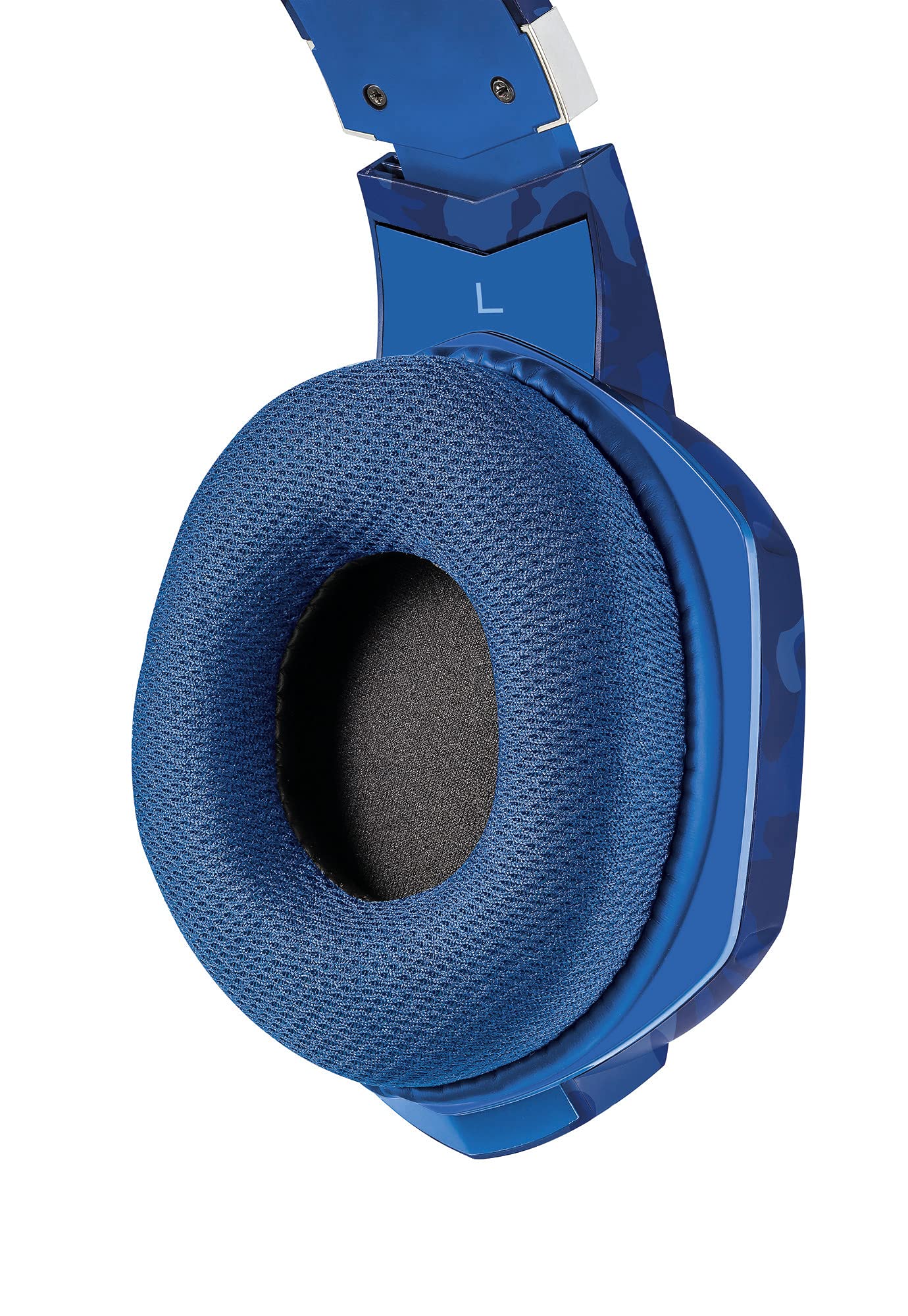 Trust GXT 322D Wired Gaming Headset with Flexible Microphone for PS4 & PS5 - Blue Medium - Noise Cancelling Over-Ear Headphones for PC, Xbox, Playstation Gaming & Online Classes