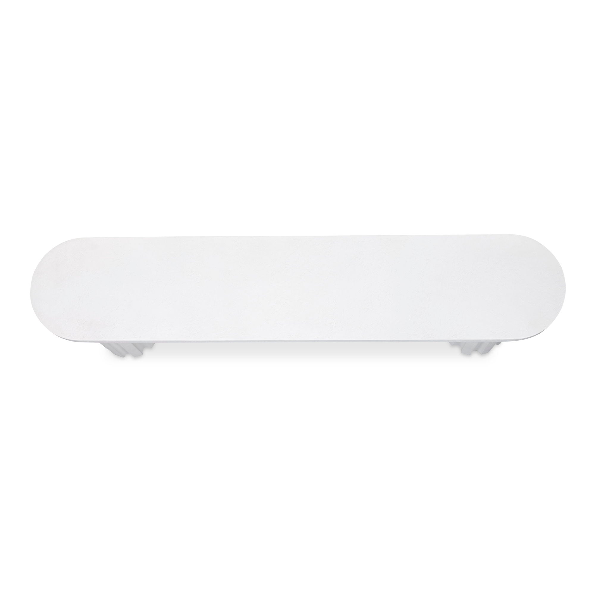 Eris Outdoor Dining Bench - White - Perfect for Patio, Garden, and Backyard Dining