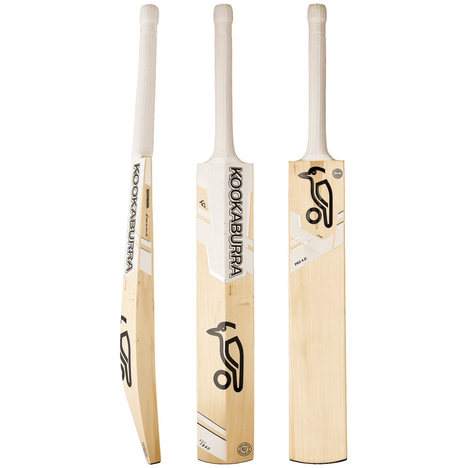 Kookaburra Ghost Pro 4.0 Adult Cricket Bat 2021 - Premium Performance Cricket Equipment for Professional & Amateur Players - Perfect for Matches, Training & Club Games