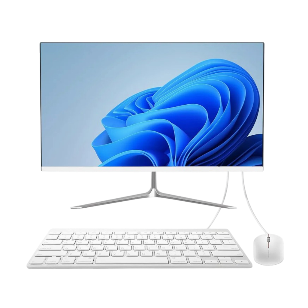 ALL IN ONE Z19OEM Desktop Computer - Intel Core i5 2nd Gen, 8GB RAM, 256GB SSD, 19 Inch White Monitor - Perfect for Home Office, Business & Entertainment