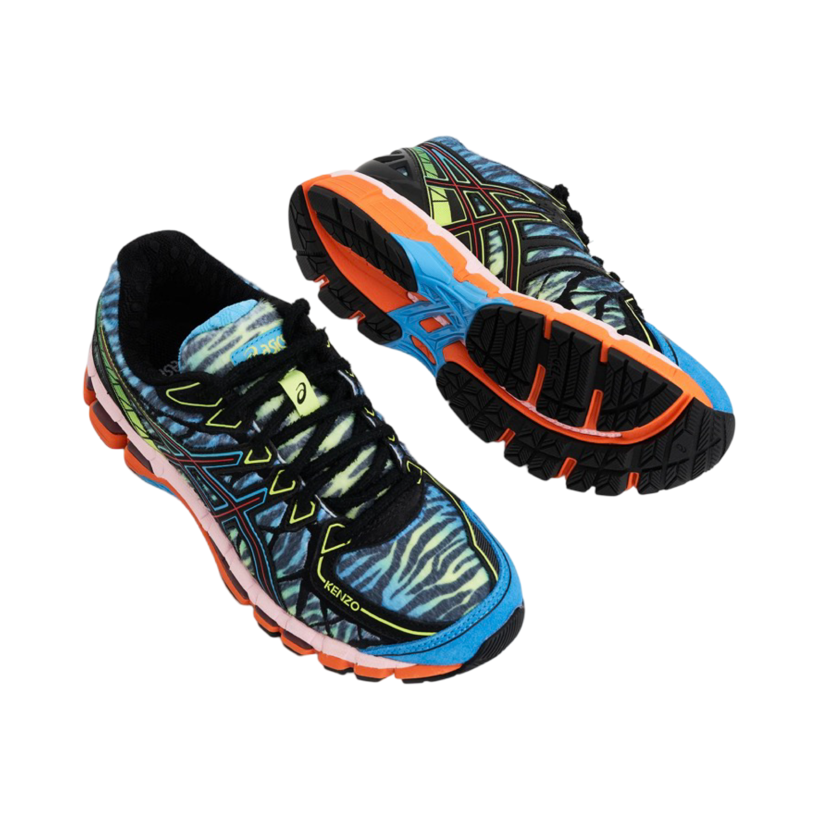 ASICS Gel Kayano 20 Running Shoes - Kenzo Paris Limited Edition Multicolor | Lightweight Cushioned Sneakers for Men & Women | Perfect for Marathon Training, Jogging & Gym Workouts