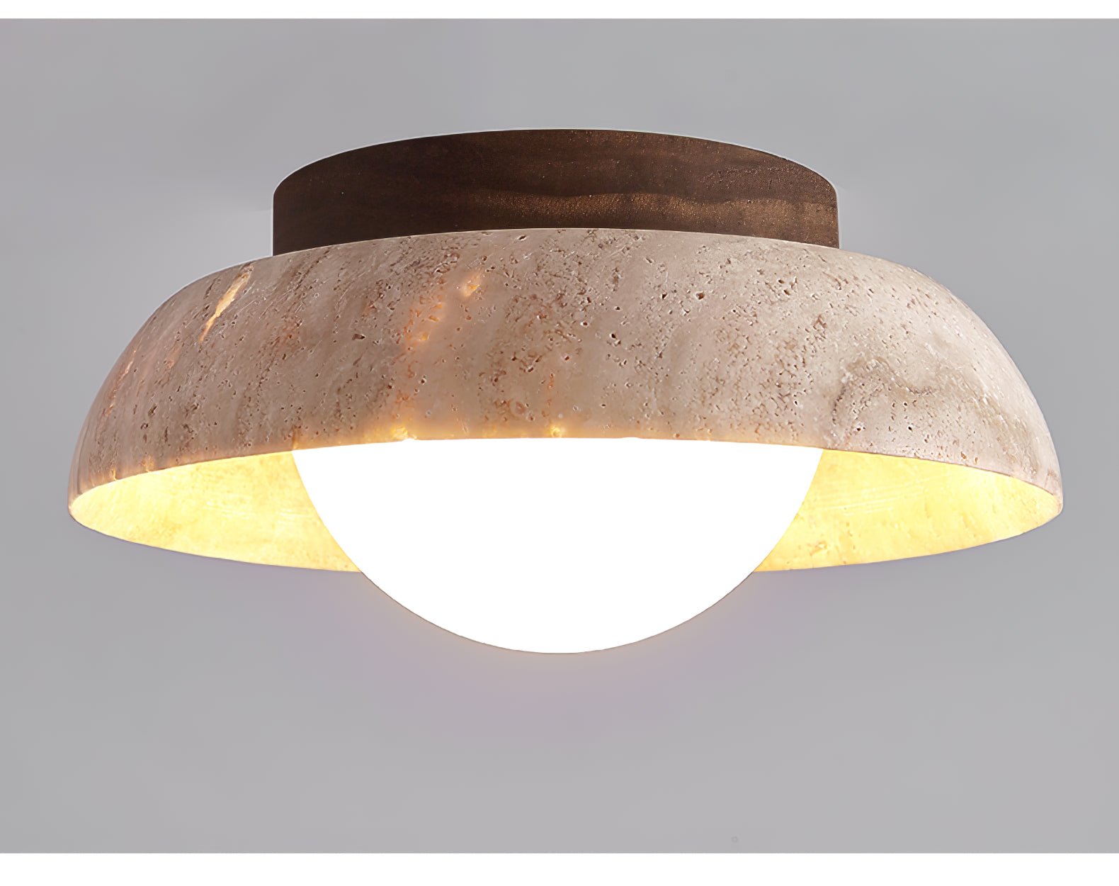 Modern Caelo Ceiling Light Fixture - Energy Efficient LED Flush Mount for Bedroom, Living Room & Kitchen - Dimmable Bright Lighting for Home & Office Decor