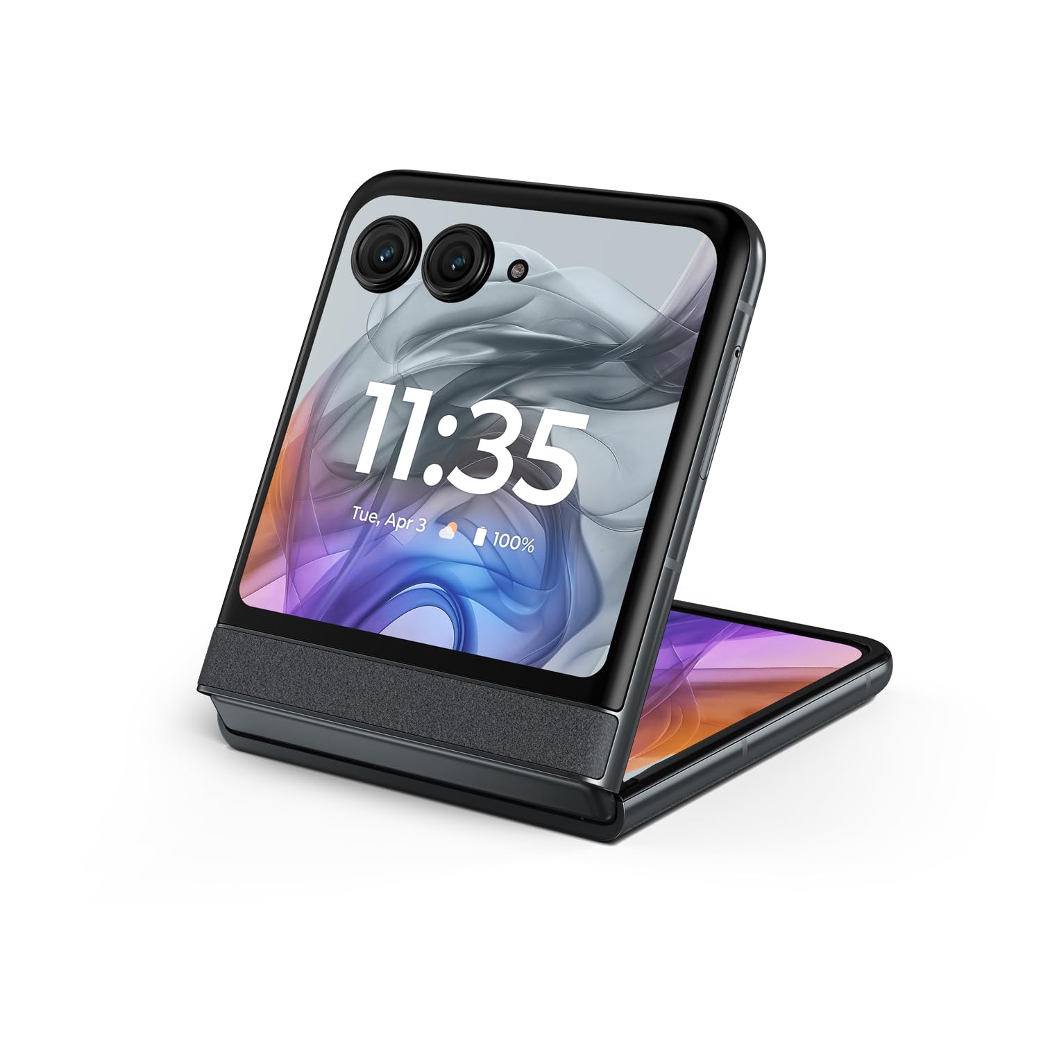 Motorola razr 2024 Unlocked Smartphone 256GB Storage - Koala Gray Color | Perfect for Business Professionals & Travelers
