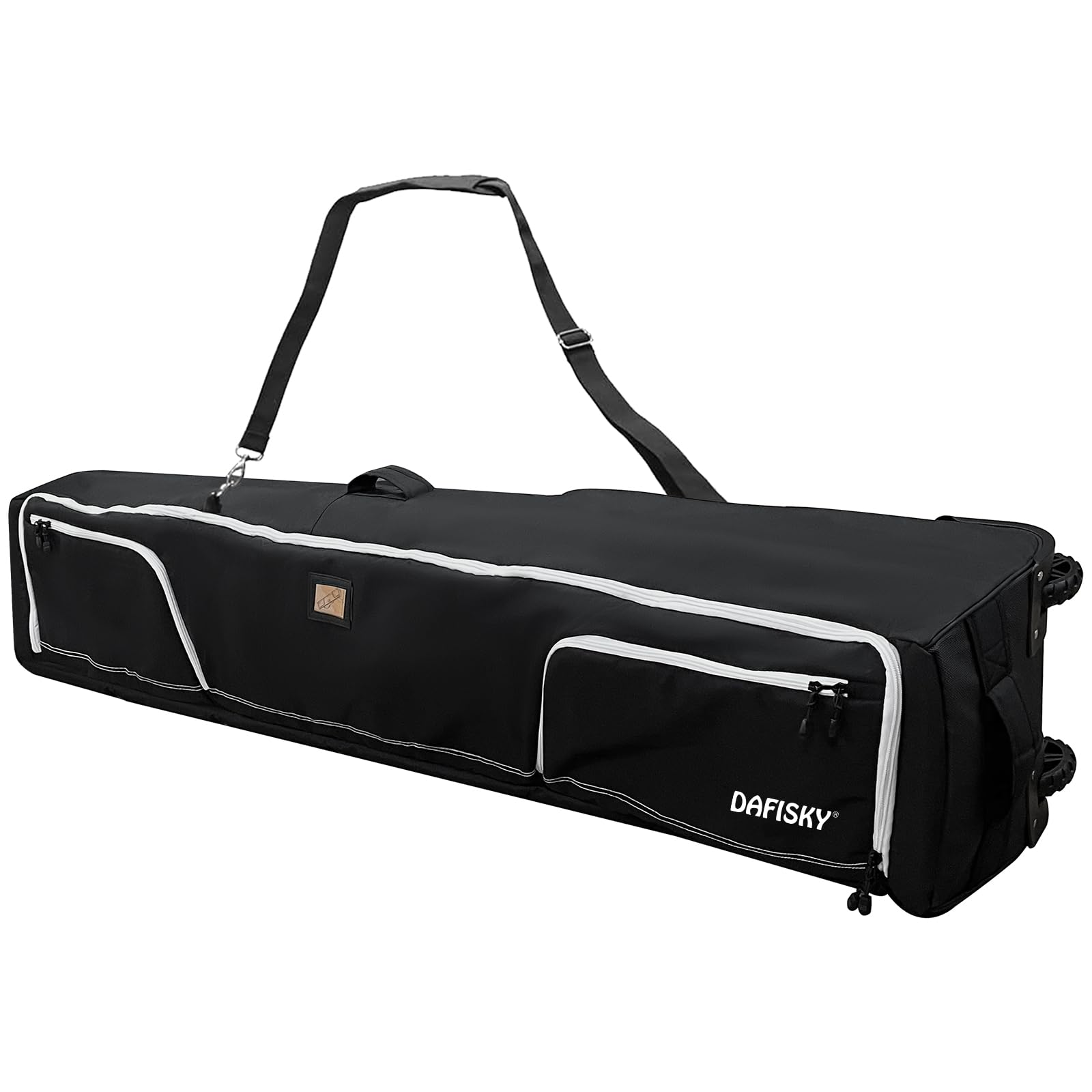 Best Rolling Ski Bag for Air Travel - Padded Snowboard Bag with Wheels, Fits 2 Sets of Skis - Perfect for Winter Sports & Mountain Vacations