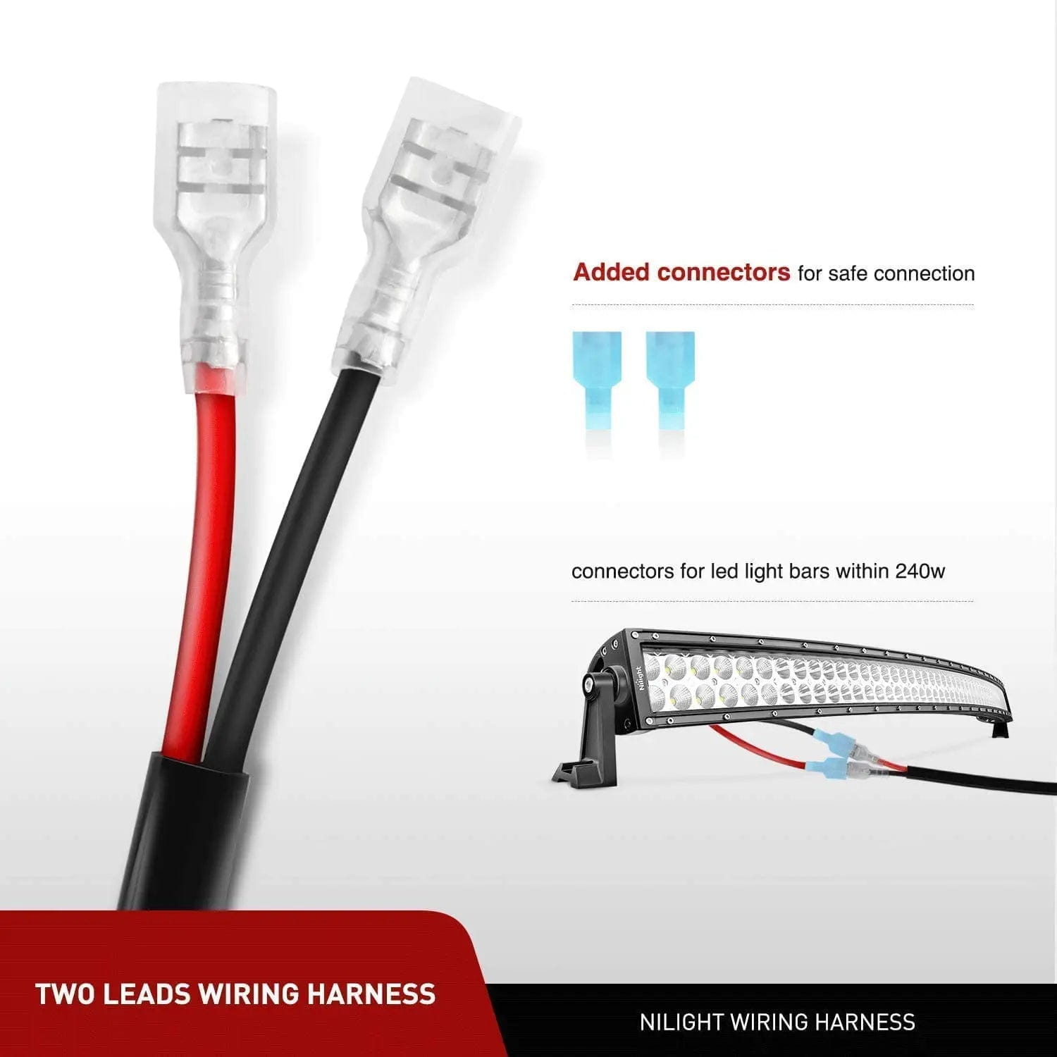 26 Inch 540W 50000LM Triple Row Spot Flood LED Light Bar with 14AWG Wire & 3Pin Switch - Perfect for Off-Road Trucks, ATVs, UTVs, Boats, and Heavy Duty Vehicles