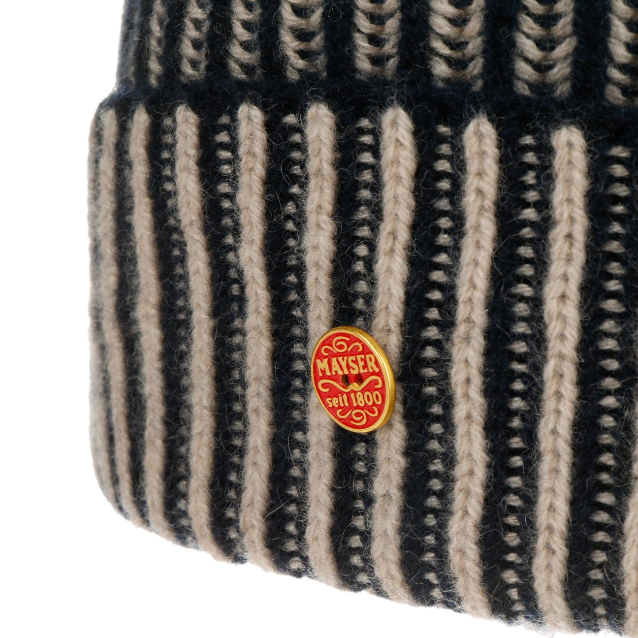 Luxury Harper Cashmere Beanie Hat by Mayser - Soft Winter Knit Hat for Women & Men - Perfect for Skiing, Snowboarding & Cold Weather Fashion
