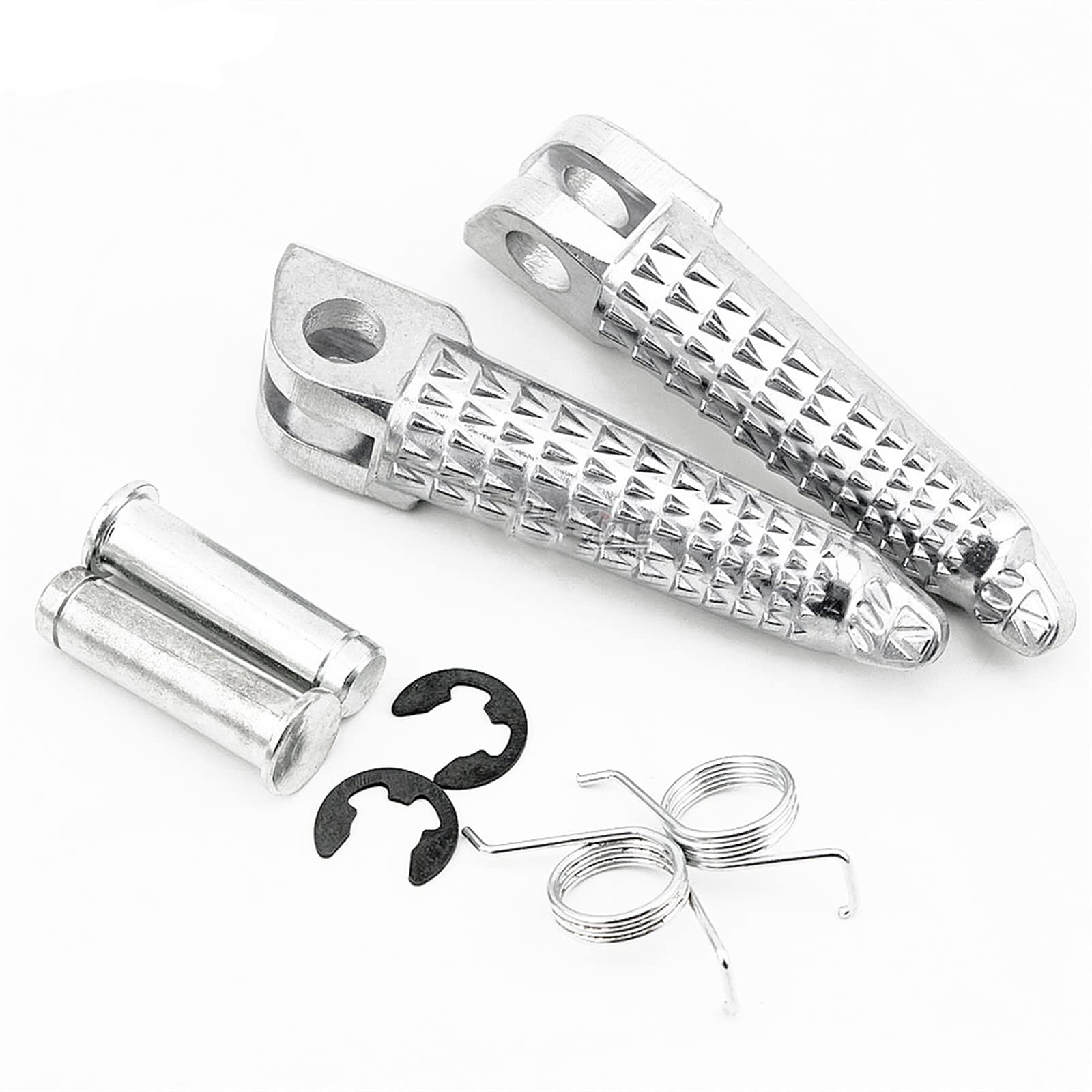 Kawasaki Z250 Z300 EX300 EX250R Ninja 300 VERSYS 250 300 Motorcycle Foot Pegs - Left & Right Front Footrest Pedal Replacement Upgrade Accessories (Color A) - Perfect for Commuting, Touring & Off-Road Riding