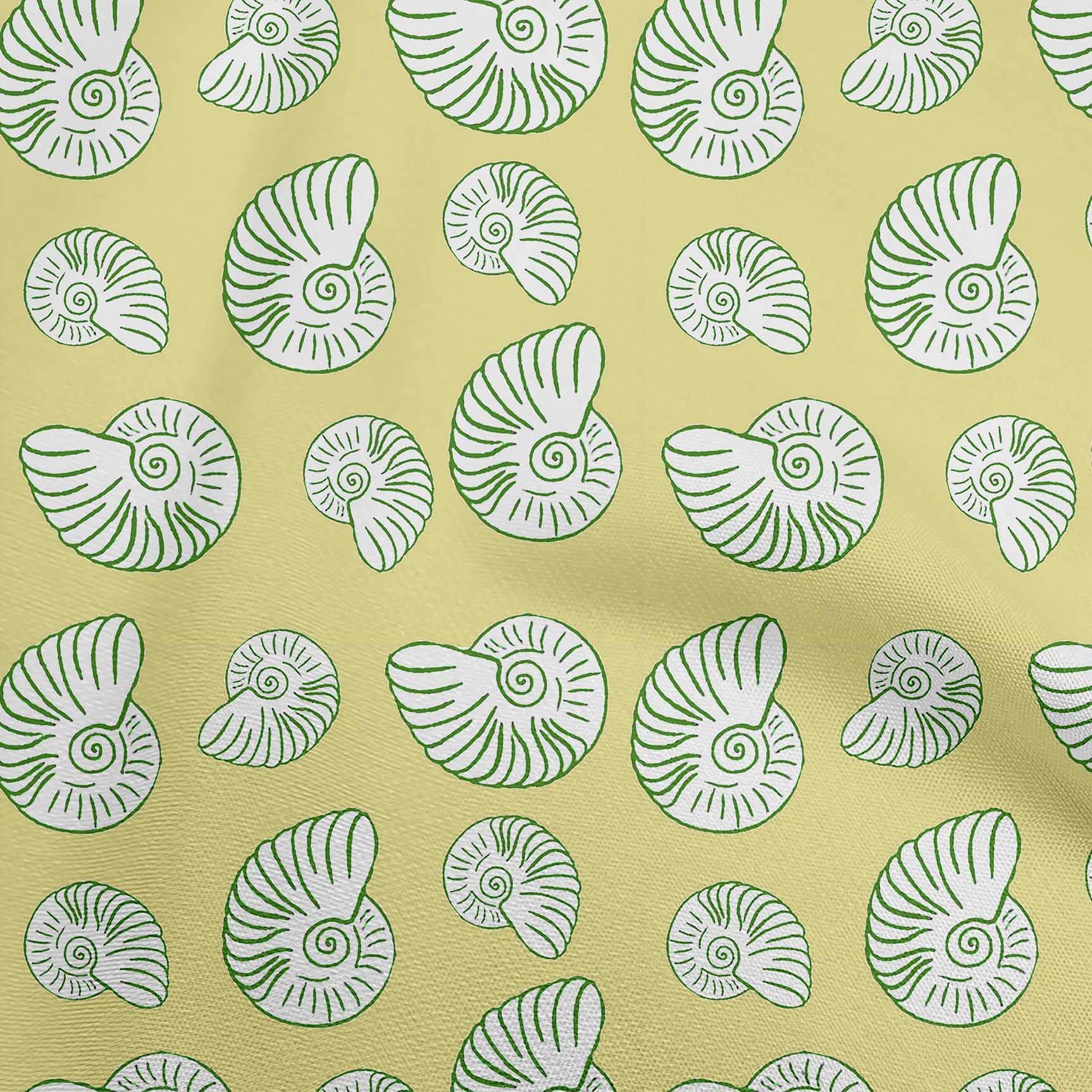 oneOone Velvet Lime Fabric - 58 Inch Wide Printed Nautical Sewing Material for DIY Clothing & Home Decor | Perfect for Dresses, Curtains, and Craft Projects