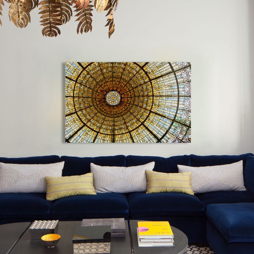 Stained Glass Window Film - Decorative Web Design for Home & Office Privacy - Perfect for Windows, Doors, and Partitions