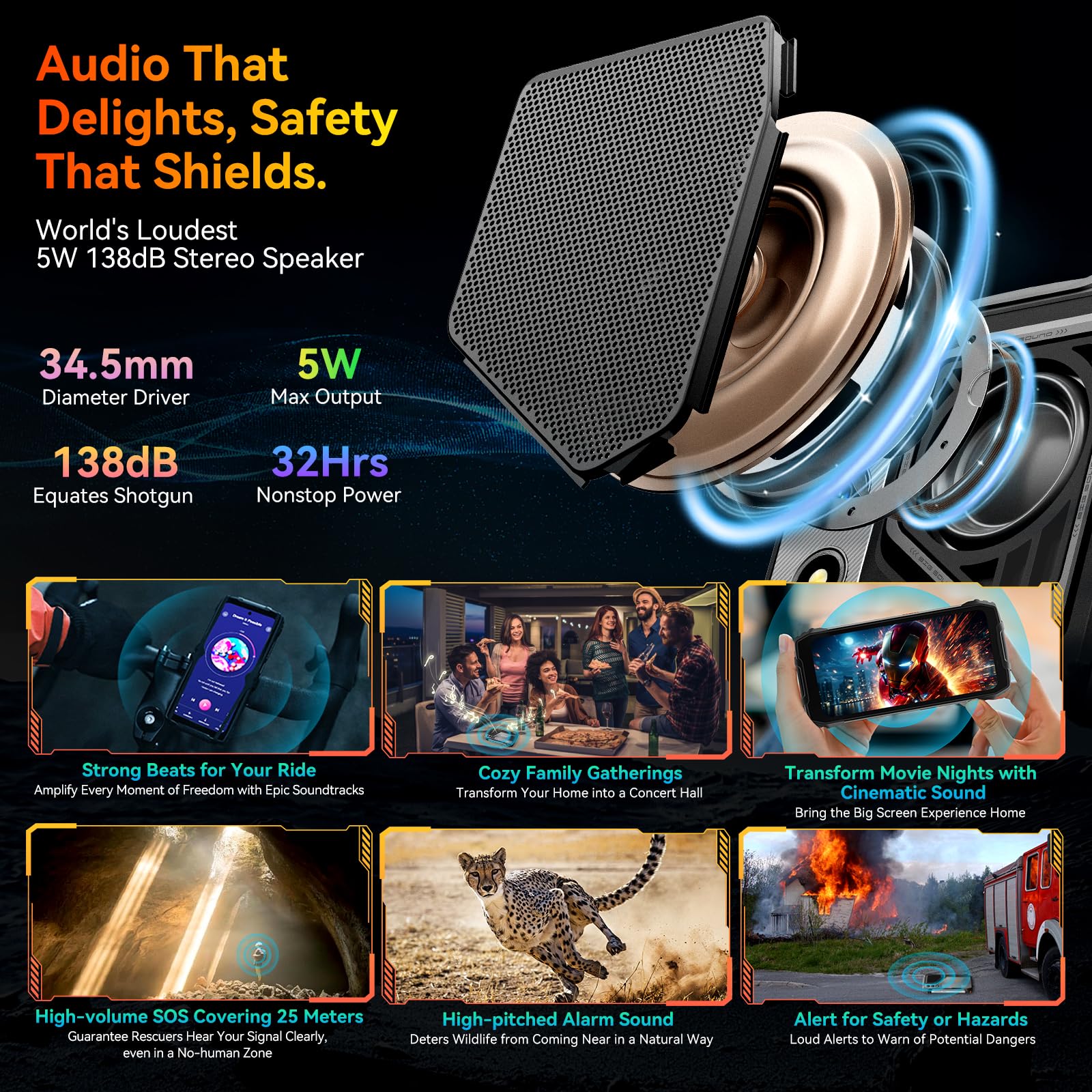 OSCAL Pilot 1 Rugged Smartphone - 15000mAh Battery, 33W Fast Charging, IP69K Military Grade, Android 14 with Gemini AI, 18GB RAM + 256GB/2TB Expandable Storage, Dual SIM, 6.67